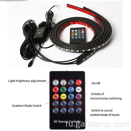 Контролируемые приложения светодиодные полоски для автомобильной настройки